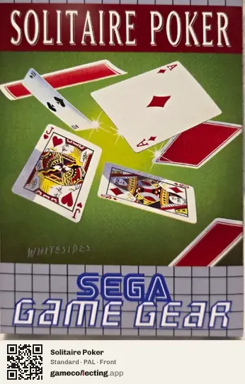 Solitaire Poker Sega Game Gear, PAL box front