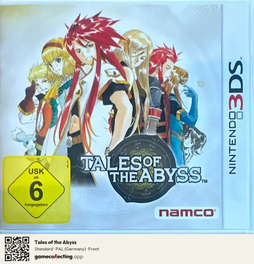 Tales of the Abyss Nintendo 3DS, Germany box front
