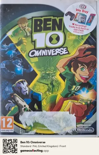 Ben 10: Omniverse Nintendo Wii, United Kingdom box front