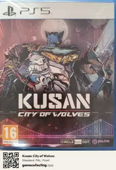 Kusan: City of Wolves PlayStation 5, PAL box front