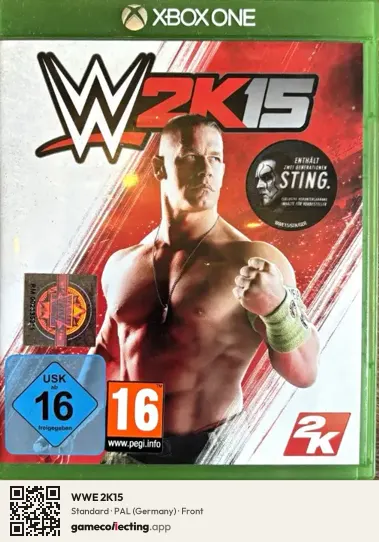 WWE 2K15 Xbox One, Germany box front