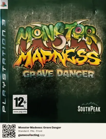 Monster Madness: Grave Danger PlayStation 3, PAL box front