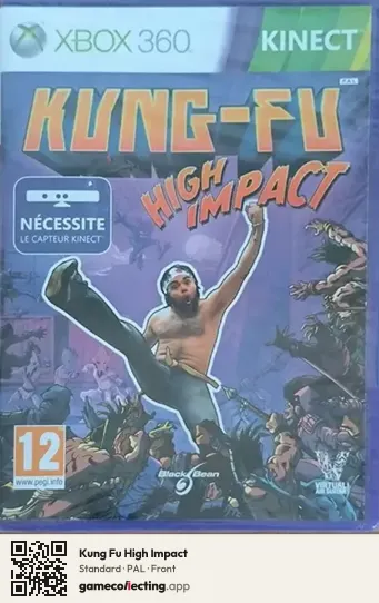 Kung Fu High Impact Xbox 360, PAL box front