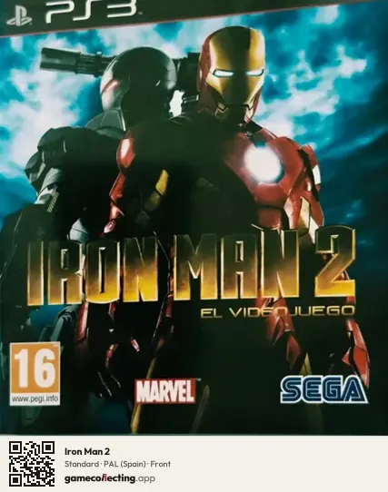 Iron Man 2 PlayStation 3, Spain box front