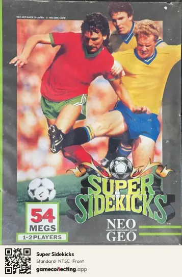 Super Sidekicks Neo Geo AES, NTSC box front