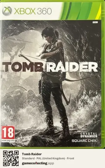 Tomb Raider Xbox 360, United Kingdom box front