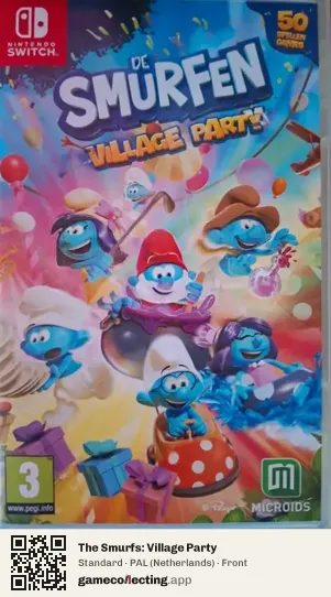 The Smurfs: Village Party Nintendo Switch, Netherlands box front