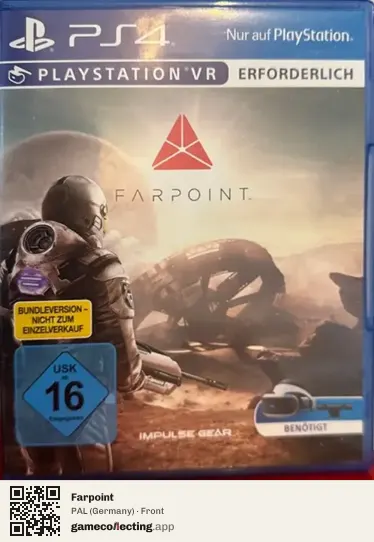 Farpoint PlayStation 4, Germany box front