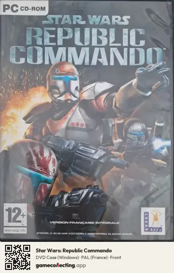 Star Wars: Republic Commando Computer, France box front
