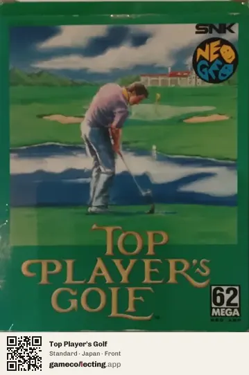 Top Player's Golf Neo Geo AES, Japan box front