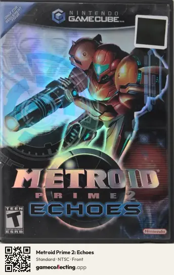 Metroid Prime 2: Echoes Nintendo GameCube, NTSC box front