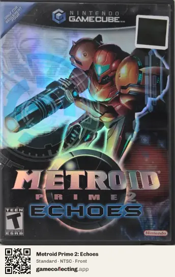 Metroid Prime 2: Echoes Nintendo GameCube, NTSC box front