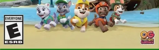 PAW Patrol World, the ESRB box on its front