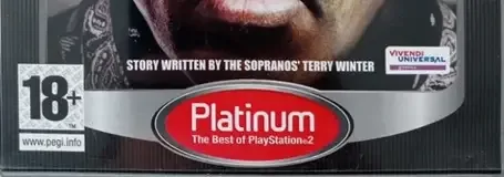 50 Cent: Bulletproof, the PEGI square on its front