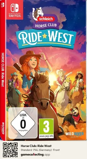 Horse Club: Ride West Nintendo Switch, Germany box front