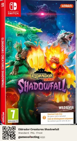 Eldrador Creatures Shadowfall Nintendo Switch, PAL box front