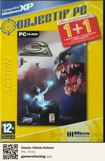 Giants: Citizen Kabuto Computer, PAL box front