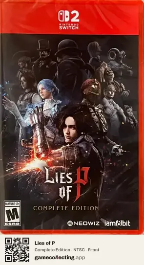 Lies of P Nintendo Switch 2, NTSC box front
