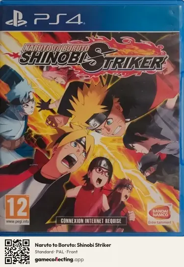 Naruto to Boruto: Shinobi Striker PlayStation 4, PAL box front