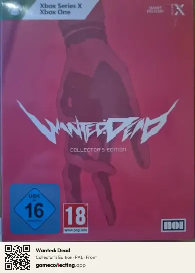 Wanted: Dead Xbox Series X, PAL box front