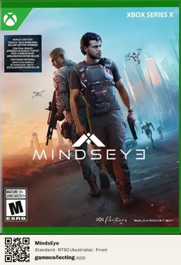 MindsEye Xbox Series X, Australia box front