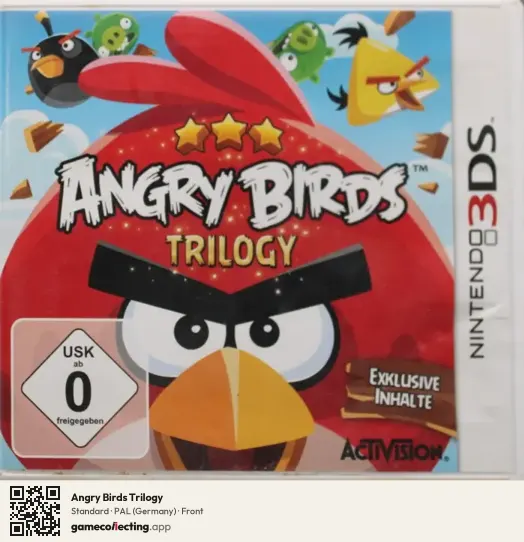 Angry Birds Trilogy Nintendo 3DS, Germany box front