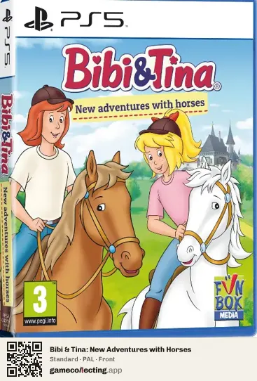 Bibi & Tina: New Adventures with Horses PlayStation 5, PAL box front
