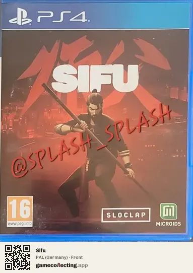 Sifu PlayStation 4, Germany box front