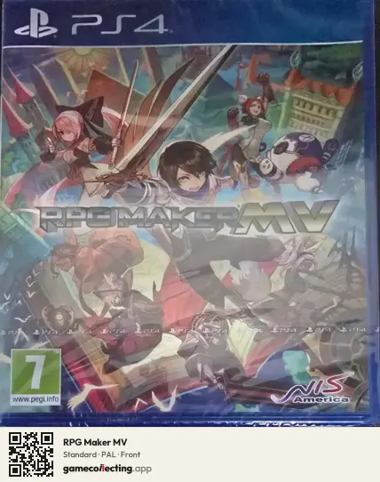 RPG Maker MV PlayStation 4, PAL box front