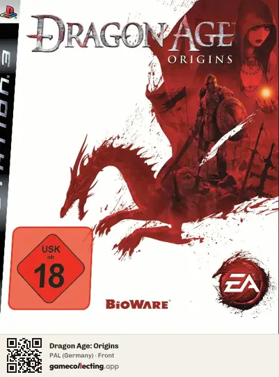 Dragon Age: Origins PlayStation 3, Germany box front