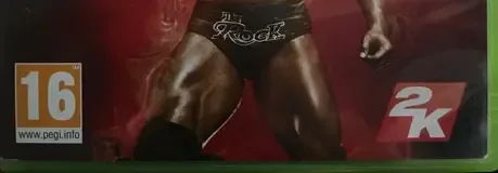 WWE 2K14, the PEGI square on its front