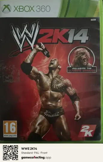 WWE 2K14 Xbox 360, PAL box front