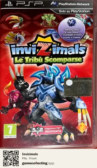 Invizimals PlayStation Portable, PAL box front