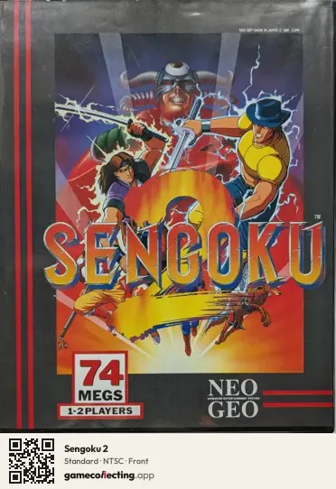 Sengoku 2 Neo Geo AES, NTSC box front