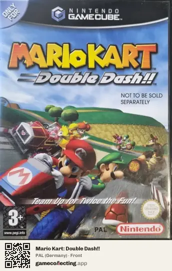 Mario Kart: Double Dash!! Nintendo GameCube, Germany box front
