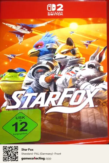 Star Fox Nintendo Switch 2, Germany box front