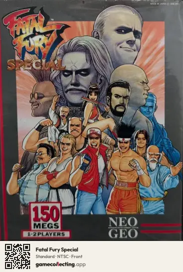 Fatal Fury Special Neo Geo AES, NTSC box front