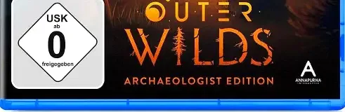Outer Wilds, the USK square on its front