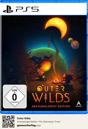 Outer Wilds PlayStation 5, Germany box front
