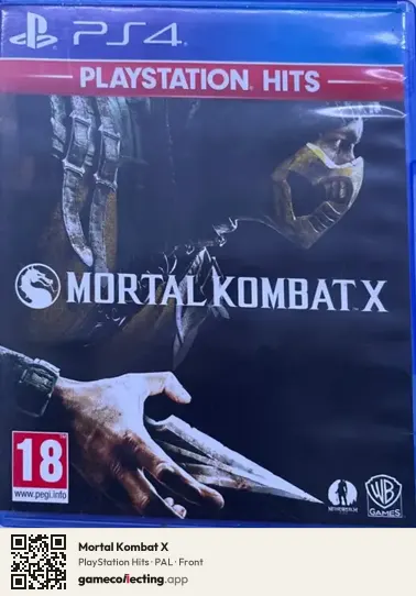 Mortal Kombat X PlayStation 4, PAL box front