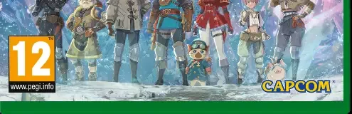 Monster Hunter Stories 3: Twisted Reflection, the PEGI square on its front