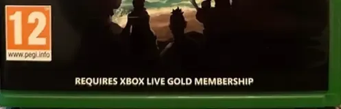 Sea of Thieves, the PEGI square on its front