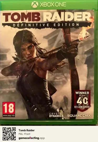 Tomb Raider Xbox One, PAL box front