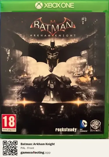 Batman: Arkham Knight Xbox One, PAL box front