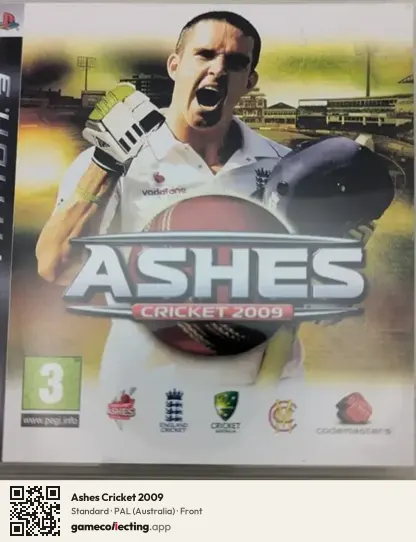 Ashes Cricket 2009 PlayStation 3, Australia box front