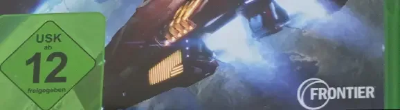 Elite Dangerous, the USK square on its front
