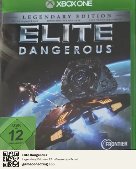 Elite Dangerous Xbox One, Germany box front
