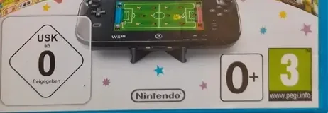 Wii Party U, the USK square on its front