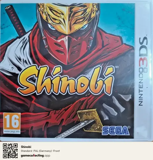 Shinobi Nintendo 3DS, Germany box front