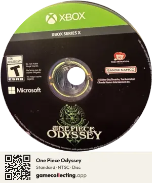 One Piece Odyssey Xbox Series X, NTSC disc